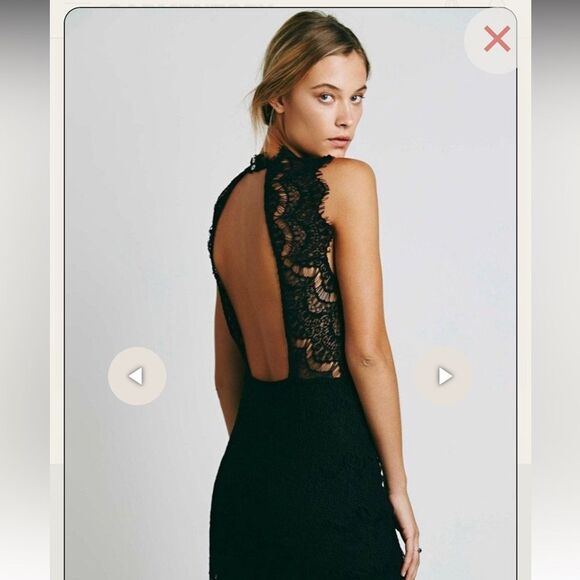 Free People intimately lace mini dress - Picture 3 of 11